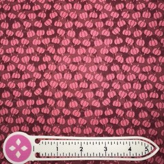 FERN XL SCRAP 10X22″ Autumn Fall Harvest Burgundy Baby Boo Mini Pumpkins Fabric