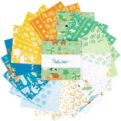 Two By Two Riley Blake 5″ Stacker 42 100% Cotton Precut Quilt Squares