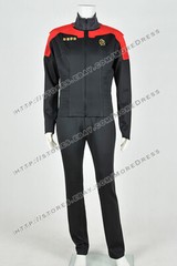 Sierra Command Cosplay Costume For Star Trek Online Final Decision Jacket Suit