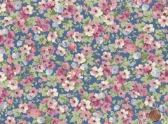 Country Floral CHARM PACK: 40) 5″ x 5″ Squares, 100% Cotton Fabric, 2 Dups