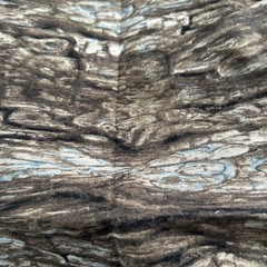 Paintbrush Studio Fabric Floral Vignette Wood Bark Tree Cotton Quilting 33 X 44