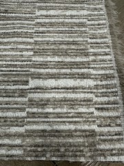 Jane Clayton striped boucle Upholstery Fabric remnant 27″ WHS 3406