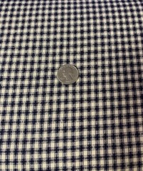 Vtg Centennial Favorites Navy Checked Fabric Judie Rothermel Marcus Brothers BTY