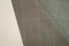 2.88 yd UK Wool Flannel Fabric Luxury 120s Suiting Jacket 9 oz Charcoal 104″ BTP