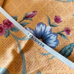 Fabric Weavetex 1 yard X 43” Floral Vintage Sewing Quilting Apparel Cotton #2B24