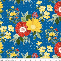3 Fat Quarters Bundle Riley Blake “Summer’s In Town” Floral Quilt Cotton
