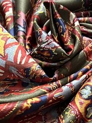Ralph Lauren GALAHAD Fabric 72″ x 102″ Sateen Sheeting Medallion Old World 2 Yds