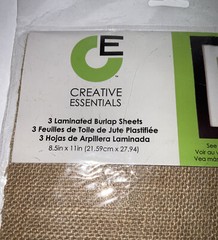 Springs Creative Essentials Laminated Burlap Sheets (Pack of 3) PRINTABLE !