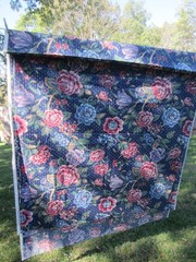 VTG~Chintz~Stanley King Studio VAT DYE~Screen Print~TEFLON Finish~56″ x 120″~