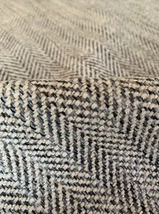 6 Yds Pindler Ardsley Chevron Woven Backed Upholstery Fabric Slate 6308