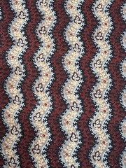 Robert Kime Manousk Brown stripe Fabric by the meter. (#16)