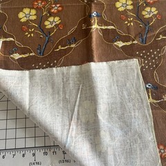 Brunschwig & Fils BURGER PARIS “ Myrtil “vintage trellis fabric 54×25 New