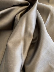 Dark Golden Brown Remnant , Satin Silky Look and Touch 40″ x 49″ High End Fabric