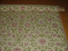Jacquard Curtain Upholstery Fabric ARCHIVE COLLECTION FADED ROSE Cushion Blind