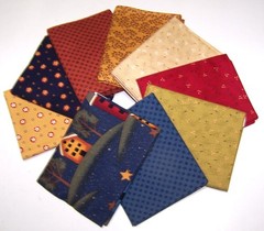 Clothworks WELCOME HOME 9 FQ Bundle of 100% Cotton Fabric SET #1