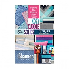Minky Cuddle SWATCH Board from Shannon Fabrics – 145+ Colors of C3