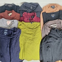 Lot 11 100% Merino Wool Sweaters Cutter Crafter Upcycle Fall Colors J.Crew