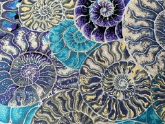 Kaffe Fassett, 6 Fat Quarters in a Mix of Blues. Some OOP/HTF. New,All Beautiful