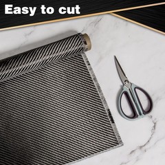 Carbon Fiber Fabric Roll, 6.5ft x 12, 3K 2×2 Twill Weave, 220g/m, DIY