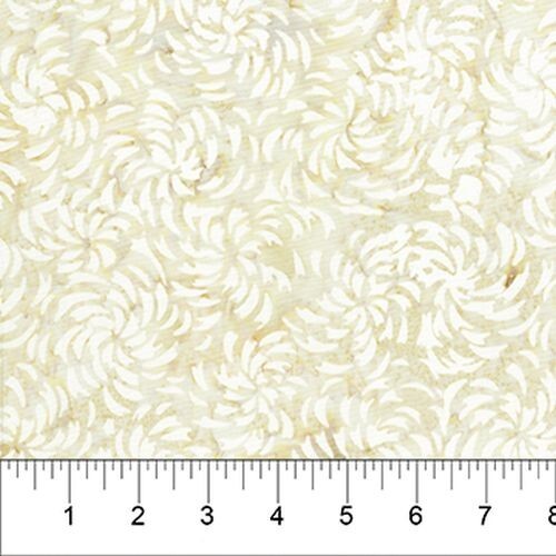 Banyan Classics Batiks By Northcott – Ivory Floral Swirl #81201-30