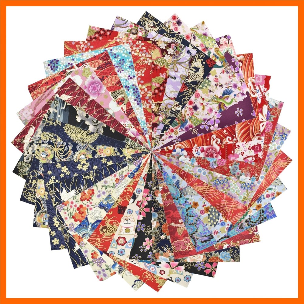30Pcs Pre-Cut Cotton Quilting Fabric Japanese Style Floral Patchwork | 8″x10″…