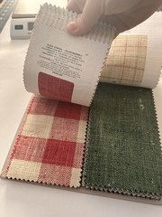 Pindler Check In Stripes Checks Solid Fabric Sample Books Craft Maker Doll House