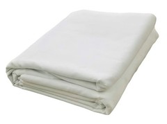 Bleached White Muslin Fabric – 10 Yards Medium Weight Cotton Draping Textile 60″