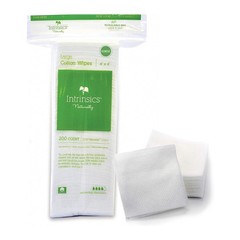 Intrinsics Large 4×4 Cotton Squares (200 Count) | 4-Ply Cotton Pads for Face …