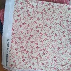 Michael Miller, “By the Sea” cute coastal starfish cotton fabric,  18” x44”