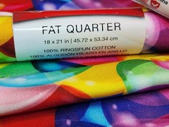 Singer Lot Of 3 Rolls Fat Quarters COLORFUL PARTY BALLOONS SF26024 Bright NWT
