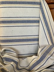 Grain Sack Fabric by the Yard, Ticking Fabric, French Country, Cottage Farmhouse