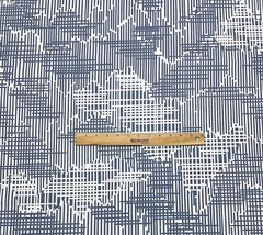 VILLA NOVA BERG CHAMBRAY BLUE MODERN GEOMETRIC EXCLUSIVE FABRIC 6 YARDS 54″W