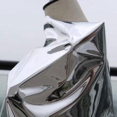 Double-sided Silver Mirror Composite Reflective Fabric DIY Costumes 50CMx137cm