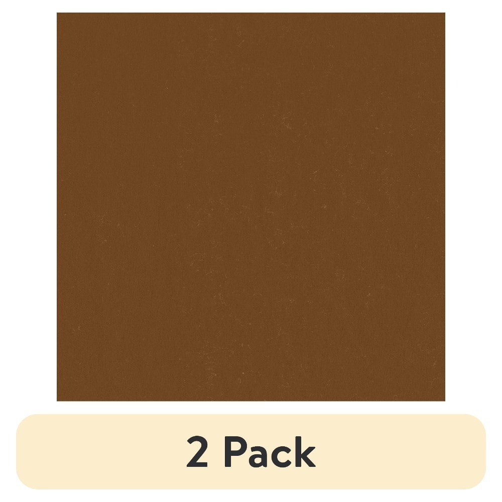 2 Pack 1.5 Yards 100% Cotton Lightweight Flannel Solid Brown 42 Inches Wide for
