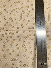 Tiny Yellow Chicks on Light Pink White Polka Dots Time for Teddie 1/2Y x 44″W