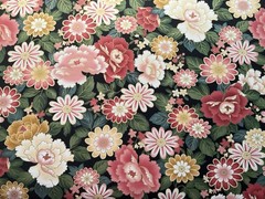 Fabric Oriental Pink Flower 43”x 36”By Red Rooster Fabric 970