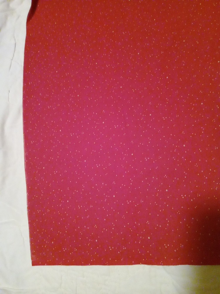 OAKHURST RED SPECKLED Fabric 5 1/2 + YARDS