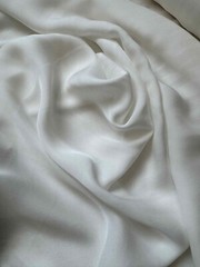 Off White – 12mm Silk Crepe Georgette Chiffon Fabric