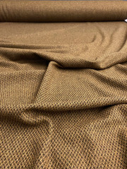Gold Brown Designer 100% Wool Made in Italy – London Textiles 61″ Wide Half Yard