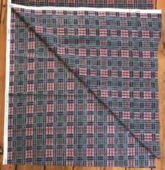 Vtg Cohama Riverdale Club Collection University Plaid Fabric 56.5” x 31.5”