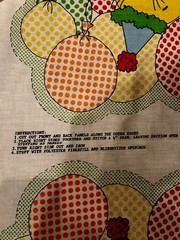 “Looney Toons TWEETY BIRD” by Warner Brother~fabric pillow cut-out VINGAGE 1981