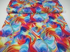 Timeless Treasures quilt-craft fabric VIBRANT SWIRLS 2 yds (cd-3822) PetalPower