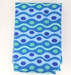 Braemore Designs Cotton Twill Fabric Blue green waves Home Decor crafts 56″×1.5y