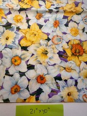 Floral Fabric Lot – Approx. 12 Yds Total Quilting Cotton Brights & Cottagecore