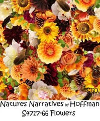 Natures Narratives Canyon Cotton Quilt Fabric by Hoffman BTY R4678-646