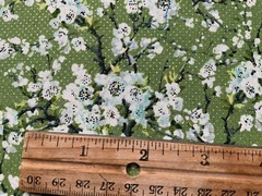 Fabric First Flourish Green By RJR Fabric 42” x 45”360