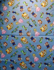 Super Mario Bros. & friends cotton fabric 2019 – SOLD BY THE HALF YARD