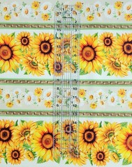 Timeless Treasure You Are My Sunshine Sunflower Stripe Cotton Fabric by the Yard