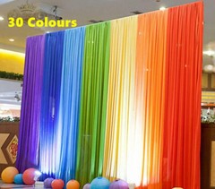VOILE FABRIC WIDE 59” (150cm) SOLD BY THE METER 30 Colours Free Delivery