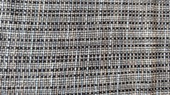 Silk Novelty Hand-woven plaid fabric remnant 60″ w irregular all one piece ..